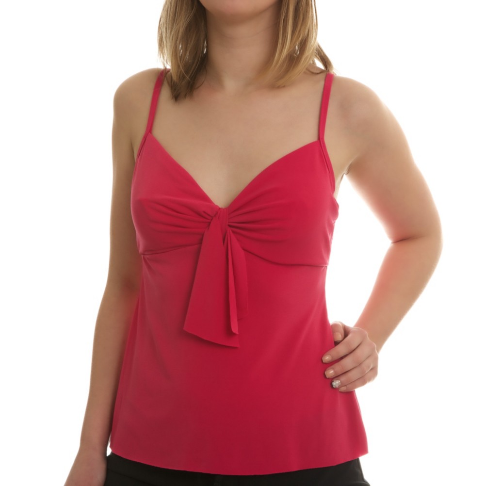 Magic Suit Solids Tyler Bathing Suit Top, Pink, swatch