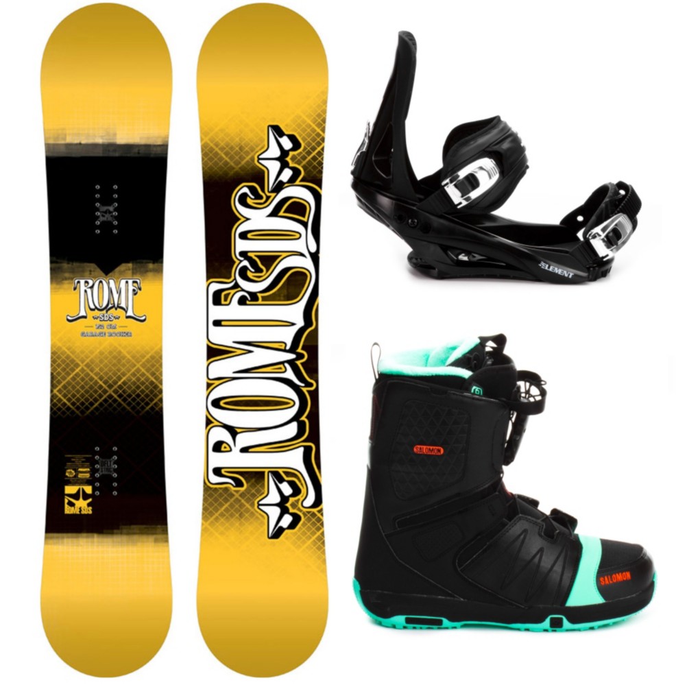 Rome Garage Rocker Complete Snowboard Package 2013, 152cm, medium