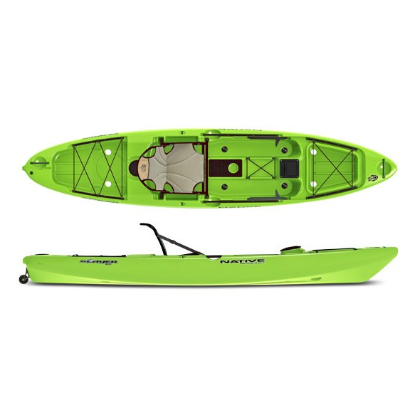 Native Watercraft Slayer 12 Kayak 2013, Lime, swatch