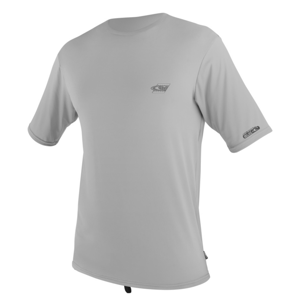 O'Neill Skins Short Sleeve Mens Rash Guard, Flint, swatch