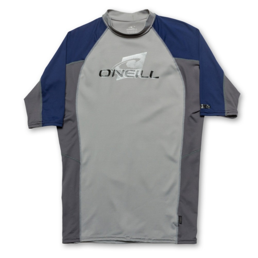 O'Neill Skins Short Sleeve Mens Rash Guard, , medium
