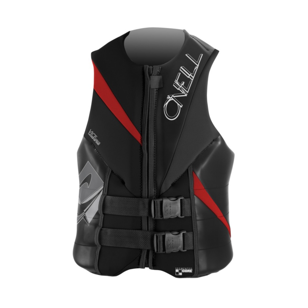 O'Neill Torque Adult Life Jacket 2013, Black-Graphite-Red, medium
