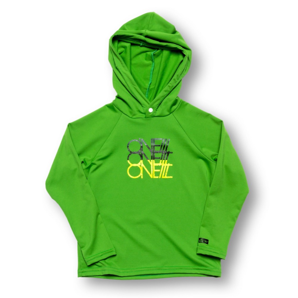 O'Neill Skins Hoodie Rash Guard, Grass, swatch