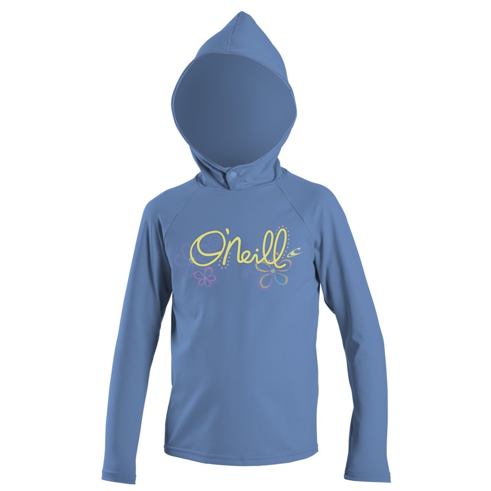 O'Neill Skins Hoodie Toddler Rash Guard, Periwinkle, swatch