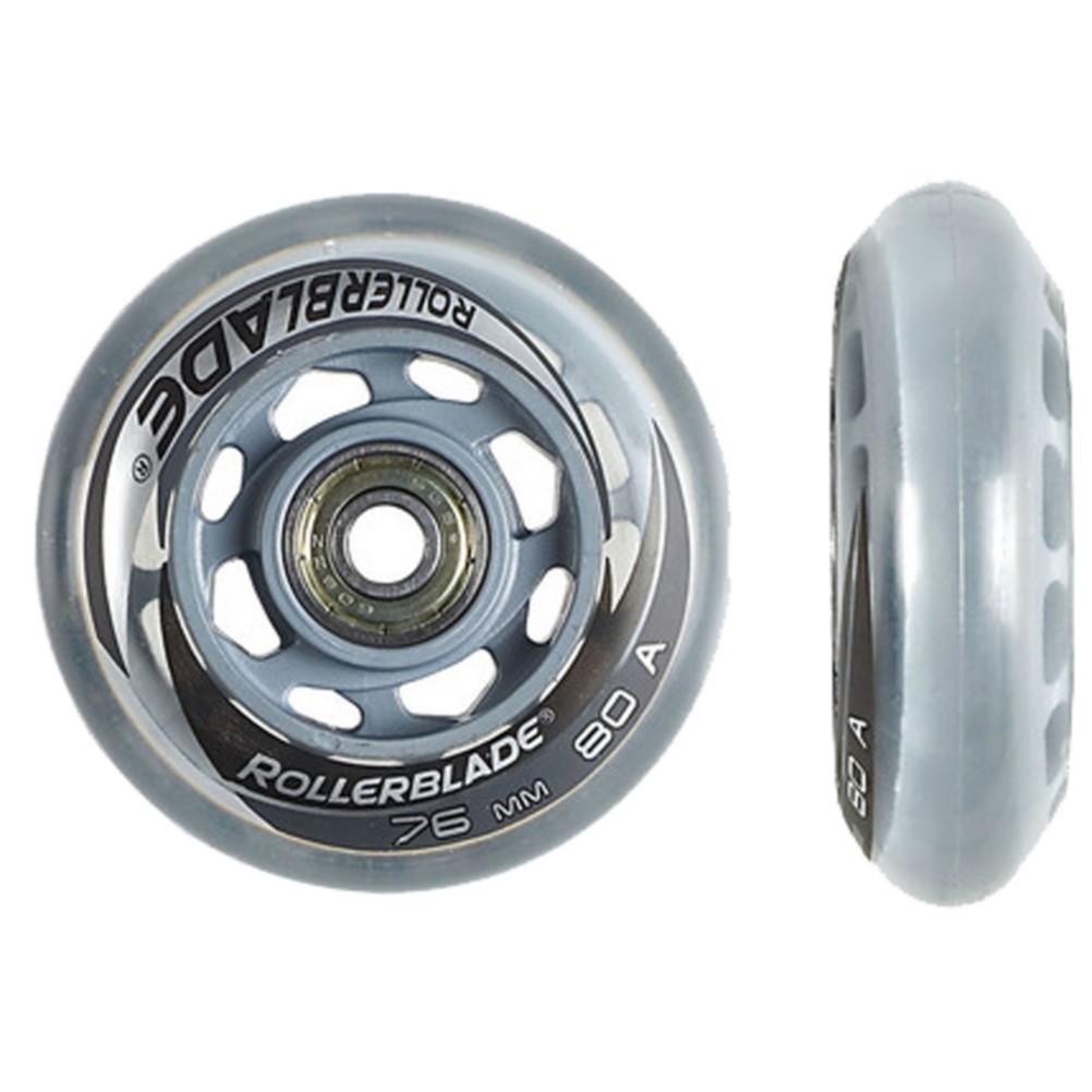 Rollerblade Wheel Kit 76mm/80A SG5 Inline Skate Wheels with SG5 Bearings - 8 Pack 2013, , medium