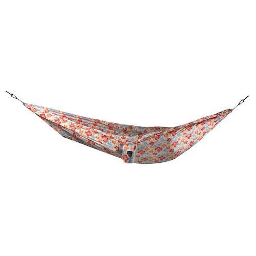 Grand Trunk Double Parachute Nylon Print Hammock 2013, White Hybiscus, swatch