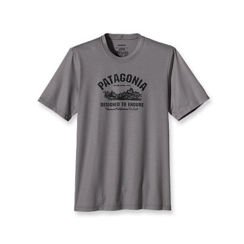 Patagonia Polarized T-Shirt, Heritage Block-Heather Grey, swatch