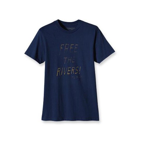 Patagonia Free The Rivers T-Shirt, Classic Navy, swatch