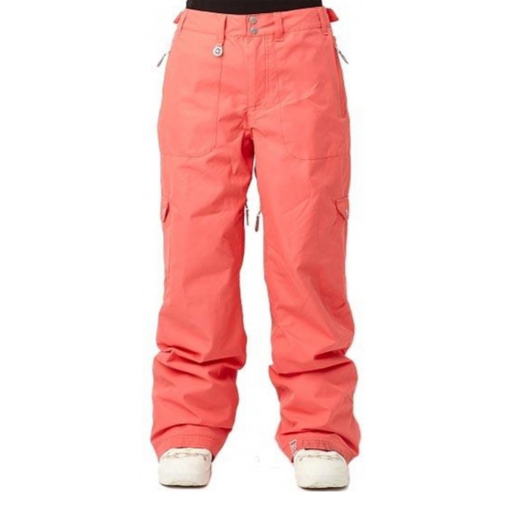 Roxy Golden Track Insulated Womens Snowboard Pants, Blush, swatch