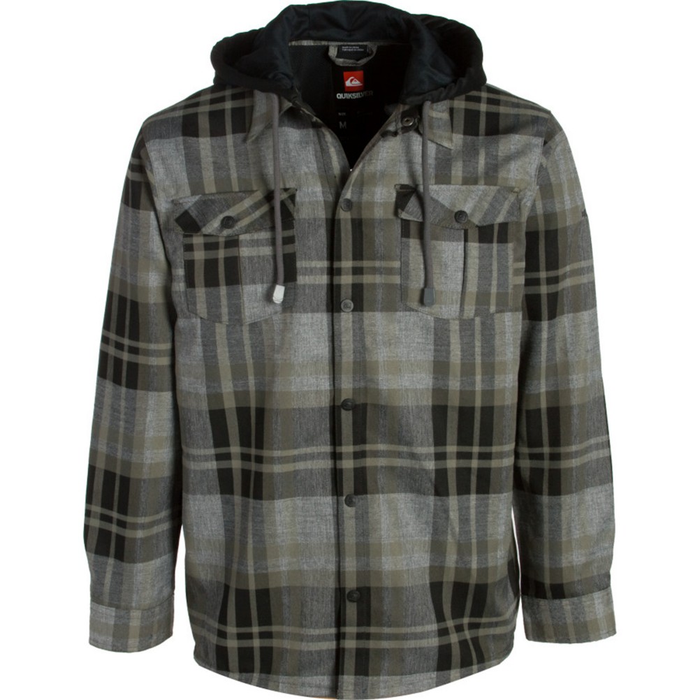 Quiksilver Mapocho Riding Hoodie, Black, swatch