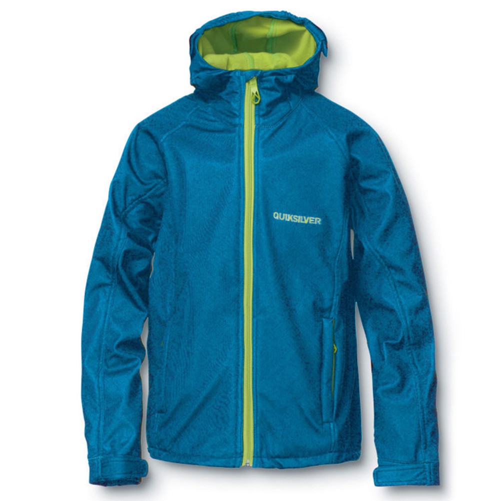 Quiksilver Villa Rica Mens Soft Shell Jacket, Blue, swatch