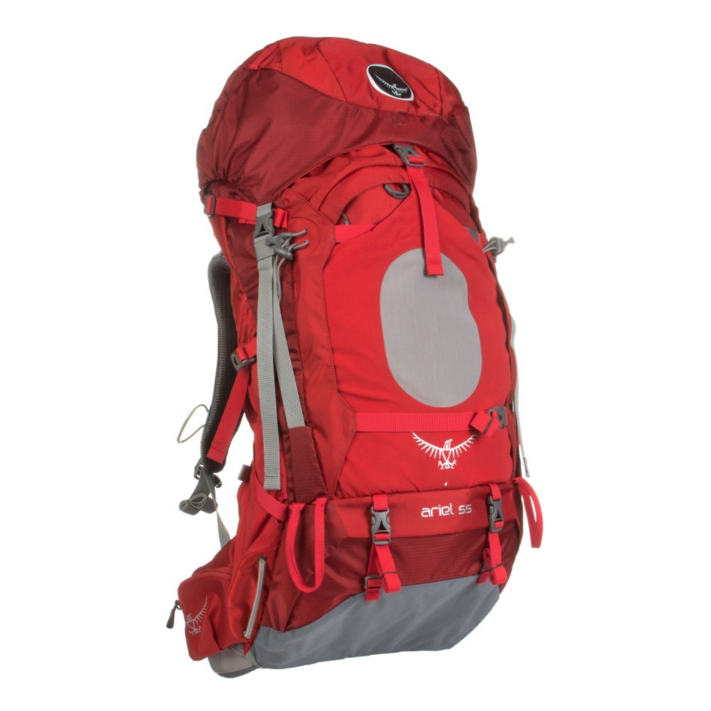 Osprey Ariel 55 Womens Backpack 2013, Vermillion Red, swatch