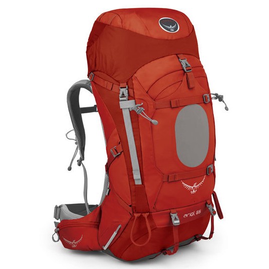 Osprey Ariel 65 Womens Backpack 2013, Vermillion Red, swatch