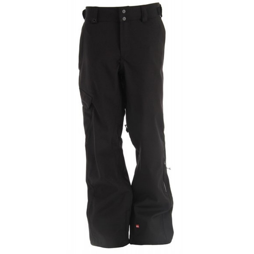 Quiksilver Mix Up Shell Mens Snowboard Pants, Black, swatch