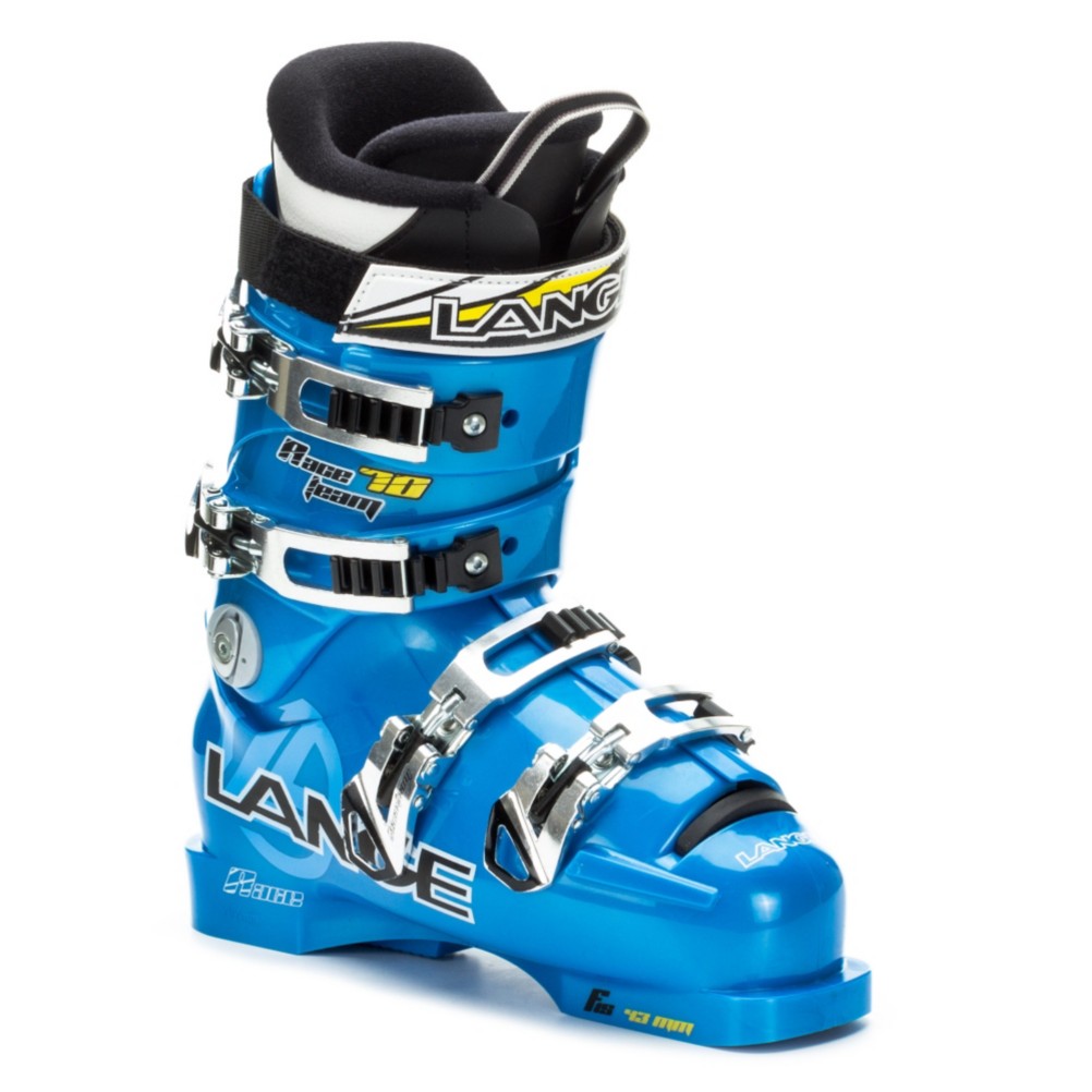 Lange Race 70 Team Speed Junior Race Ski Boots, Blue, medium