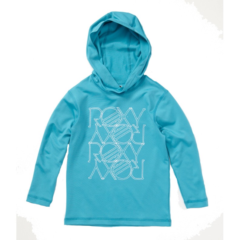 Quiksilver Sun Kissed LS Hooded, Turquoise, medium