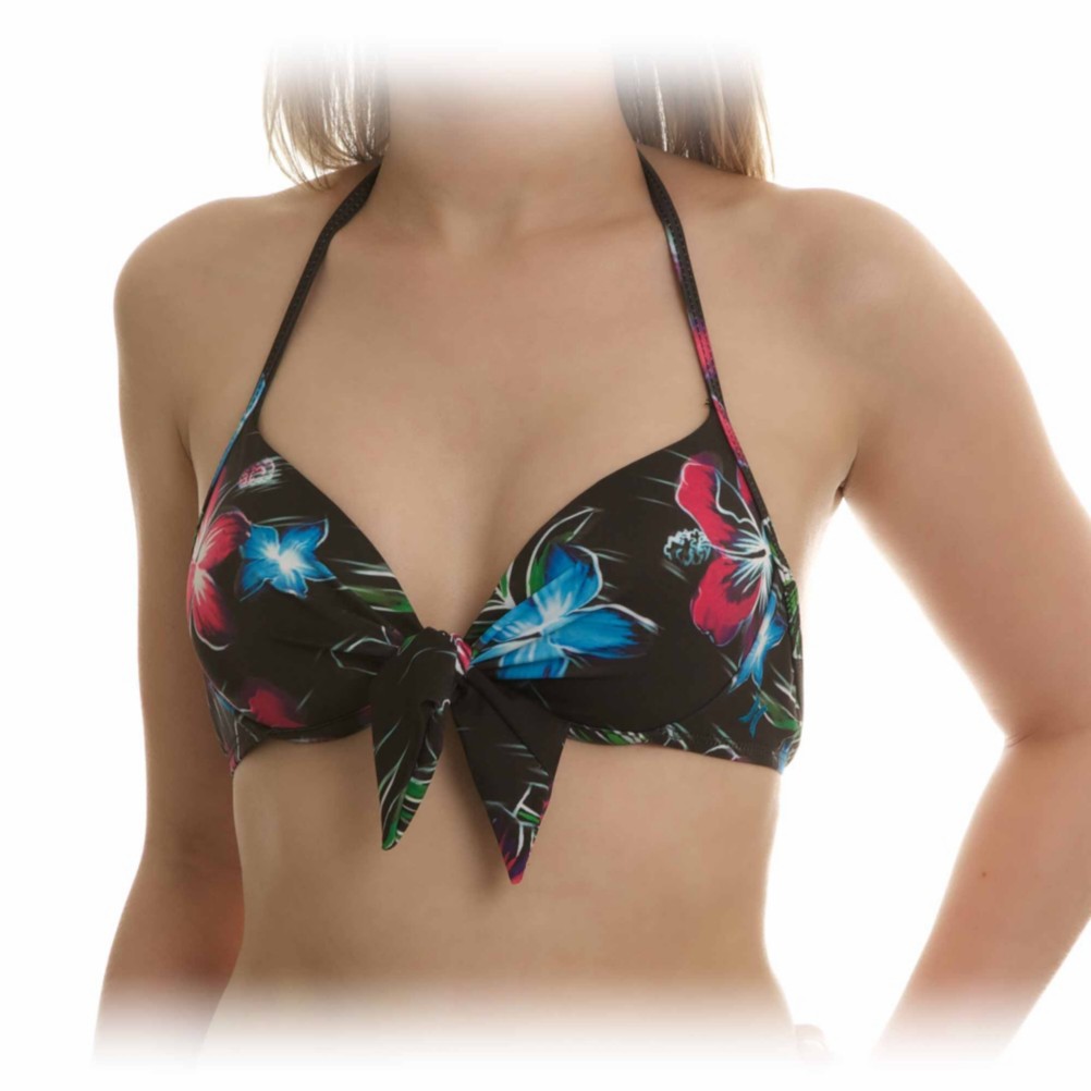 Hurley Moon Bloom Underwire Bathing Suit Top, , medium