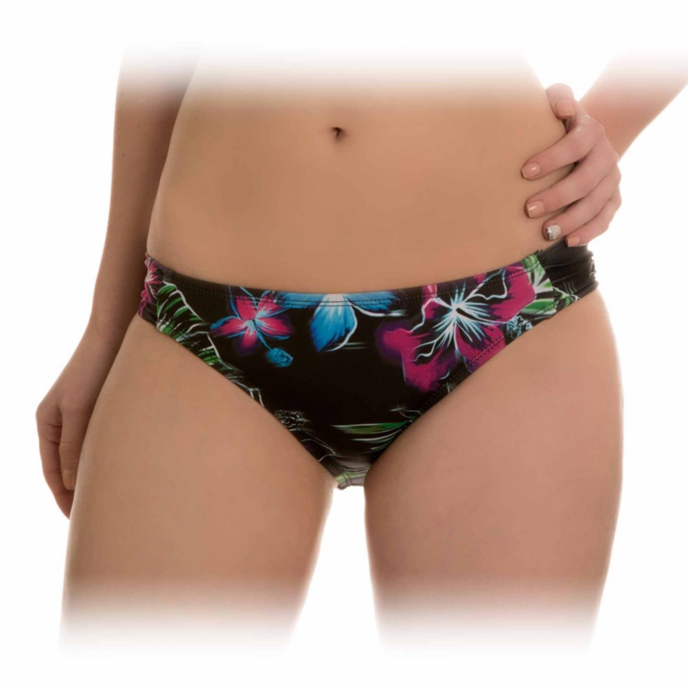 Hurley Moon Bloom Aussie Tabside Bathing Suit Bottoms, , medium