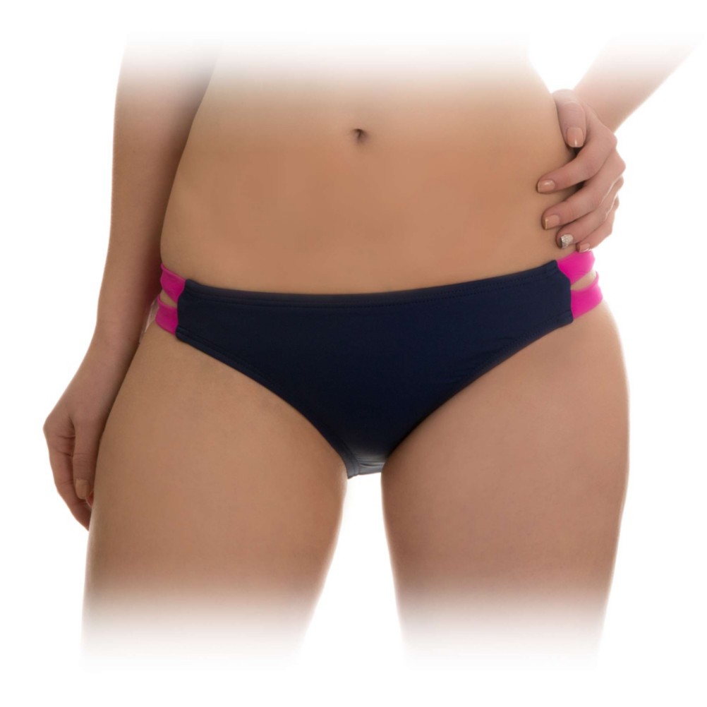 Hurley One & Only Solids Strap Side Bathing Suit Bottoms, , medium