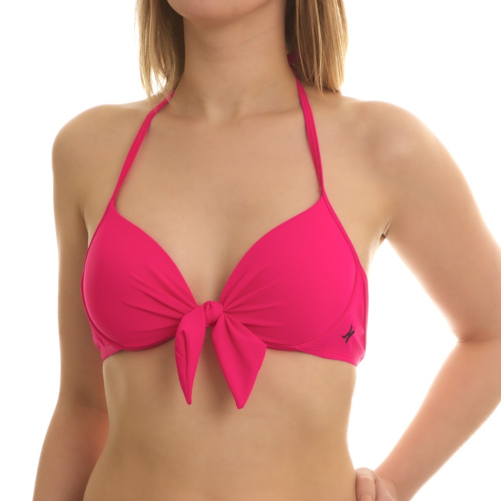 Hurley One & Only Solids Underwire Bathing Suit Top, , medium