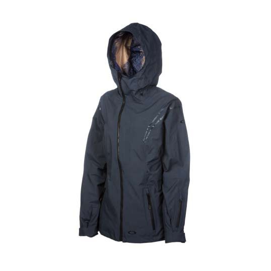 Oakley Moving Womens Shell Ski Jacket, Ombre Blue, swatch
