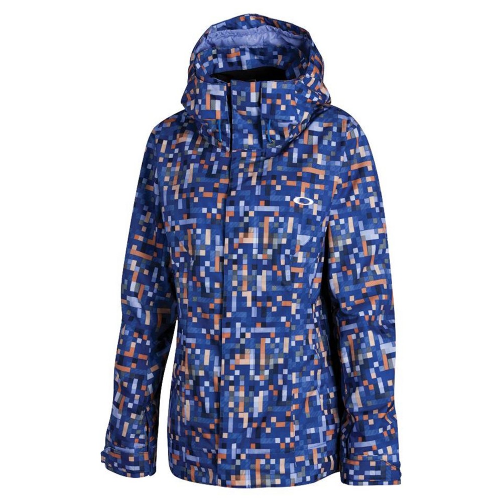 Oakley Fit Womens Shell Ski Jacket, Freedom Blue, medium