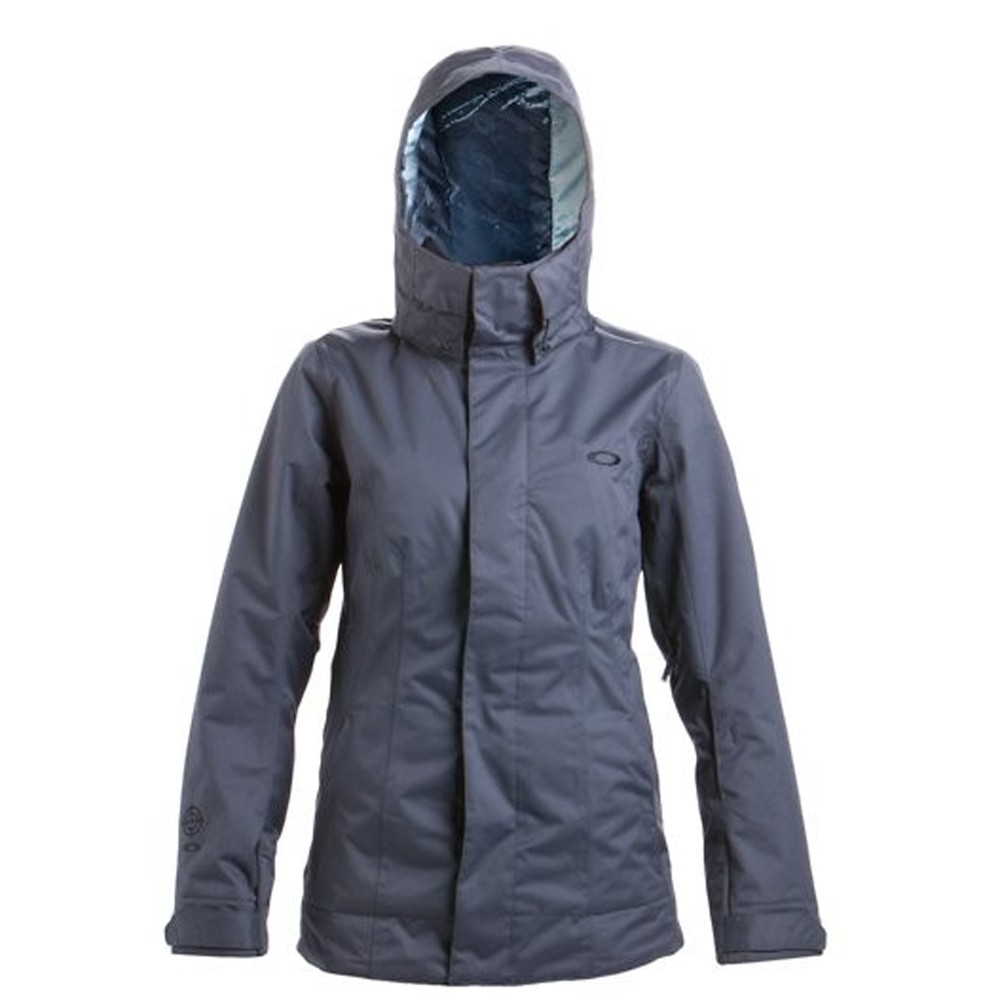 Oakley Fit Womens Insulated Ski Jacket, Ombre Blue, medium