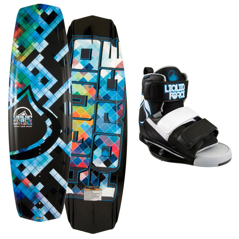 Liquid Force Witness Wakeboard With Liquid Force Domain Wakeboard Bindings 2013, 144cm, swatch