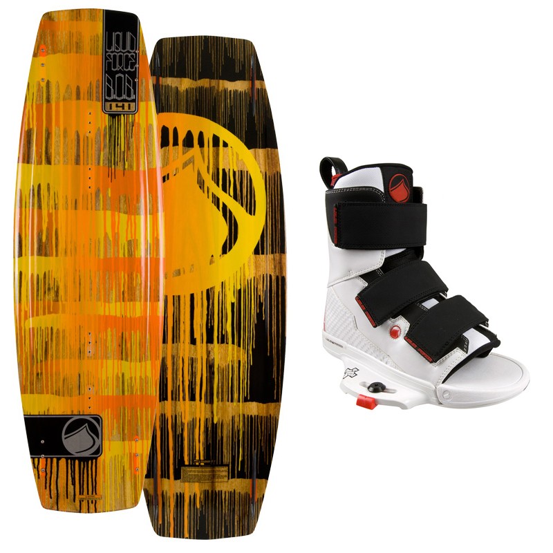Liquid Force B.O.B. Wakeboard With Liquid Force Vantage OT Wakeboard Bindings 2013, 141cm, medium