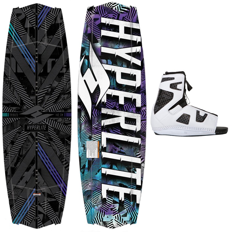 Hyperlite Tribute Wakeboard With Hyperlite Team OT Bindings 2013, , medium