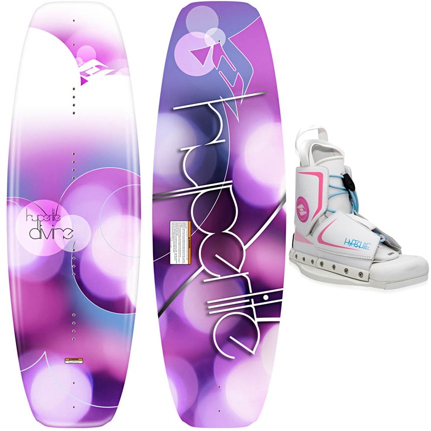 Hyperlite Divine Womens Wakeboard With Hyperlite Allure Wakeboard Bindings 2013, , medium