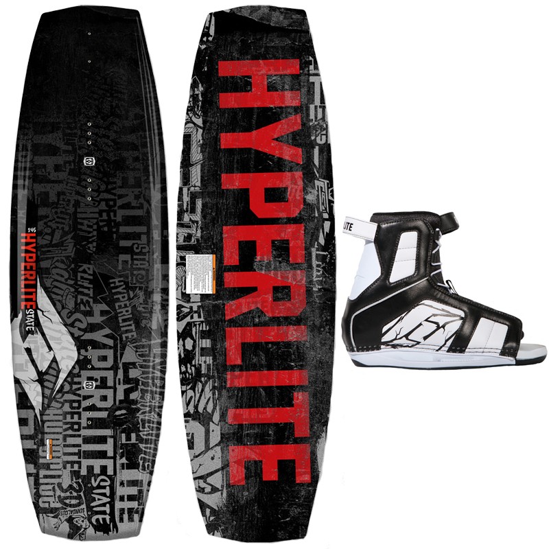 Hyperlite State Kids Wakeboard With Hyperlite Remix Wakeboard Bindings 2013, , medium