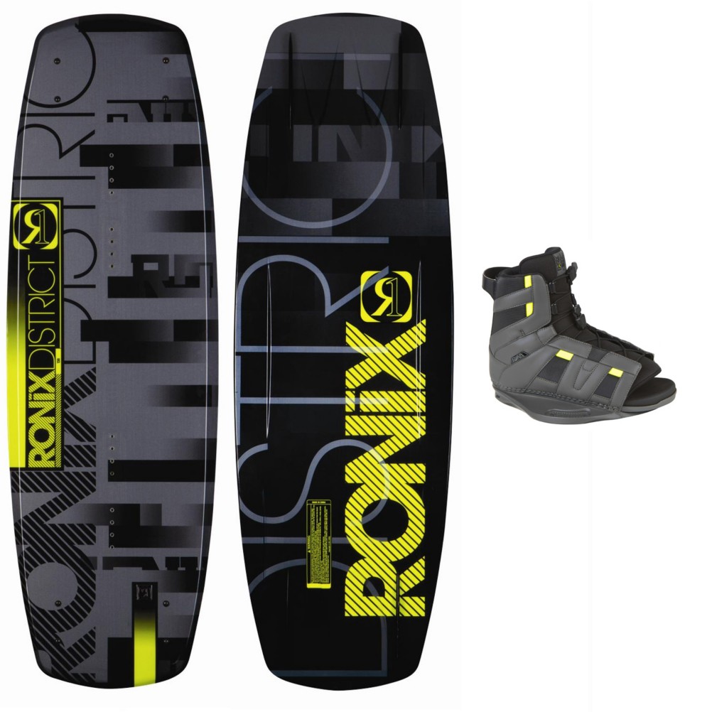 Ronix District Wakeboard With Ronix District Wakeboard Bindings 2013, , medium
