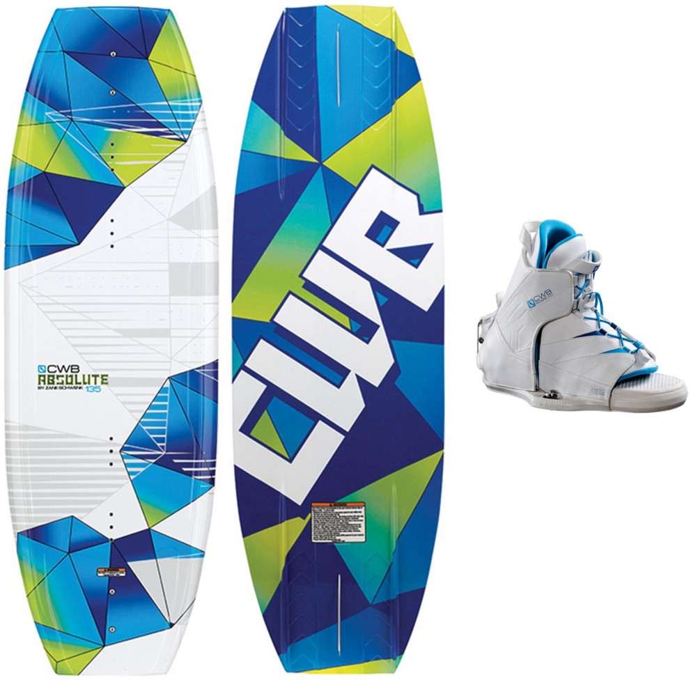 CWB Absolute Wakeboard With CWB Torq Wakeboard Bindings 2013, , medium