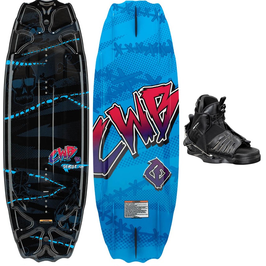 CWB Surge Kids Wakeboard With CWB Seven Kids Wakeboard Bindings 2013, , medium