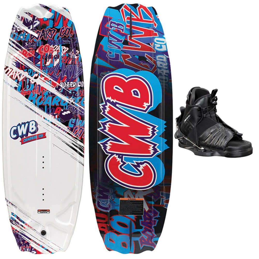 CWB Charger Kids Wakeboard With CWB Seven Kids Wakeboard Bindings 2013, , medium