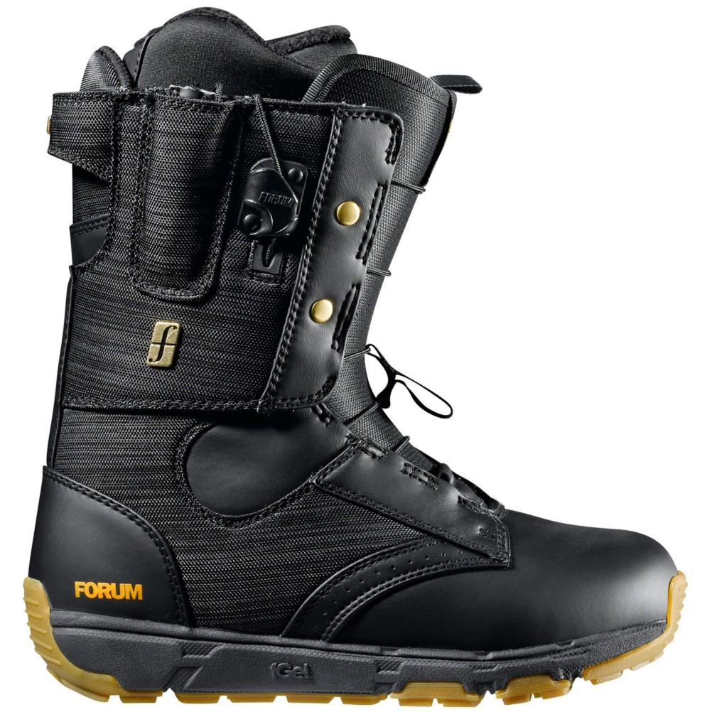 Forum The Glove Womens Snowboard Boots 2013, Black Gummer, medium