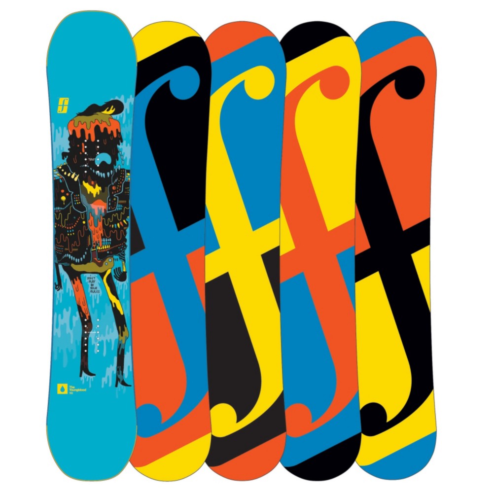 Forum Youngblood GrandPops Snowboard 2013, 152cm, swatch