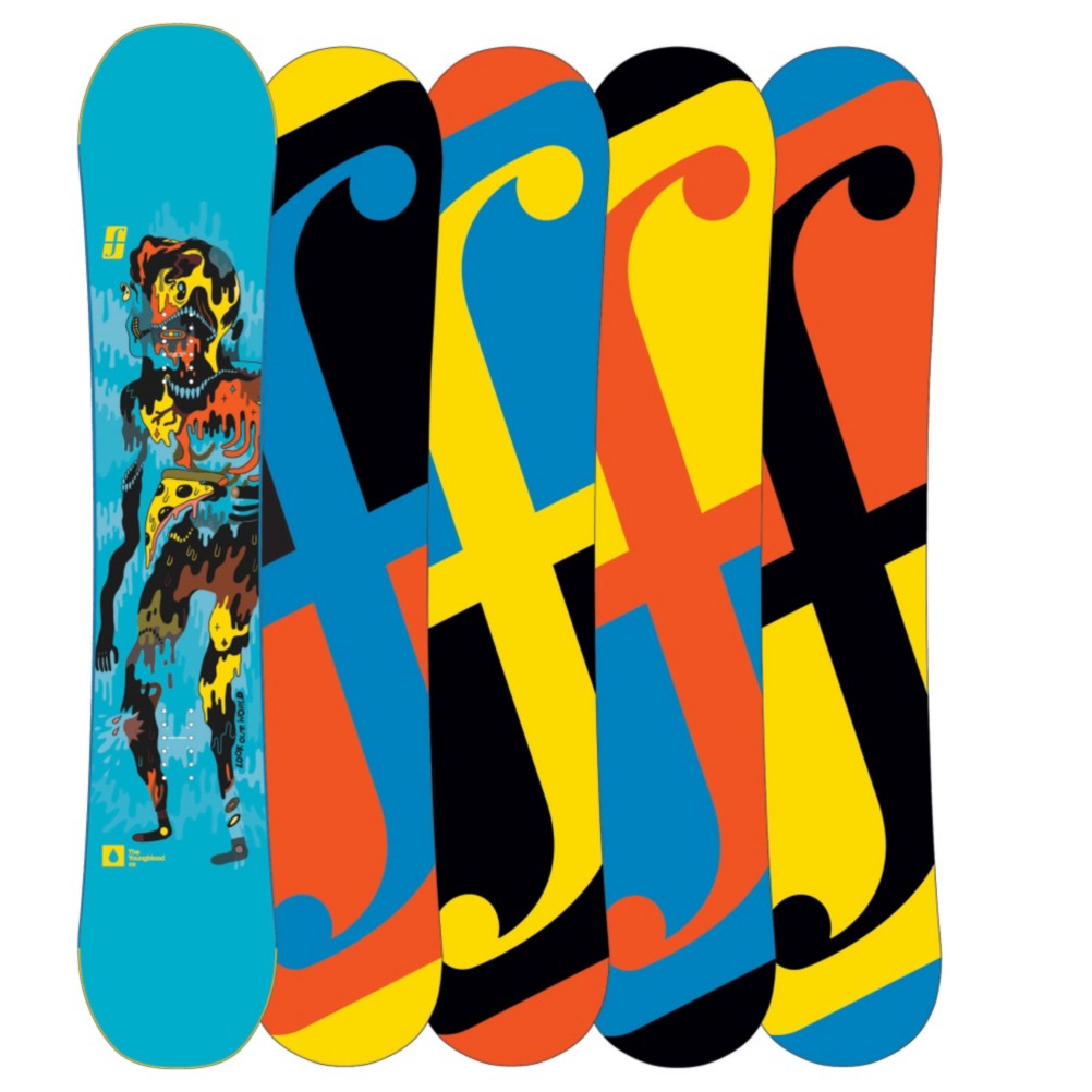 Forum Youngblood GrandPops Snowboard 2013, 156cm, swatch