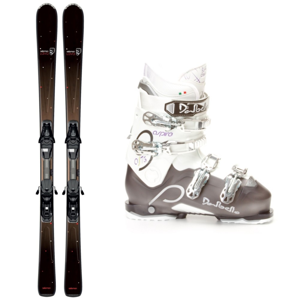 Salomon Origins Lava Womens Ski Package 2013, , medium