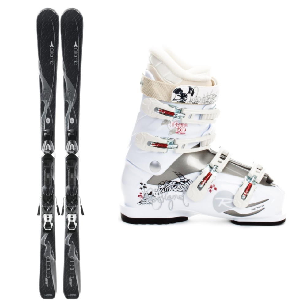 Atomic Cloud 7 Womens Ski Package 2013, , medium