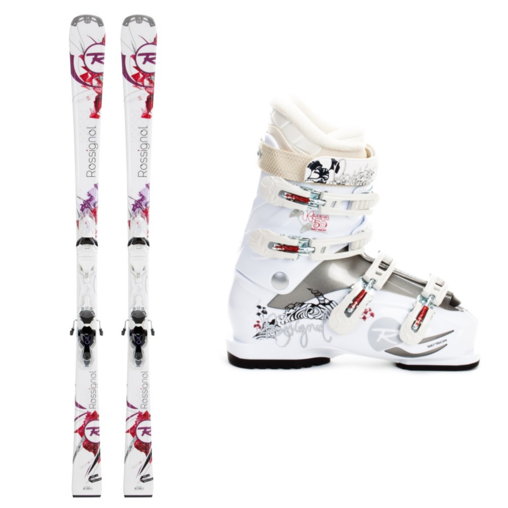 Rossignol Attraxion Womens Ski Package 2013, , medium