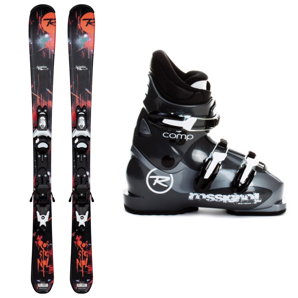 Rossignol Rossignol Scimitar Jr Kids Ski Package 2013, , medium