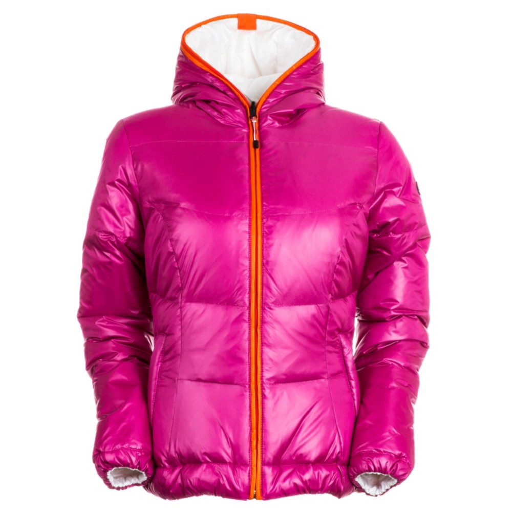 KJUS BackFlip Womens Jacket, Fuchsia Red-White, swatch