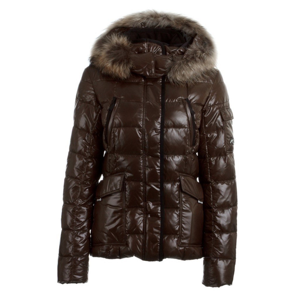 KJUS Cosmopolitan Down Womens Jacket, Chocolate Brown, swatch