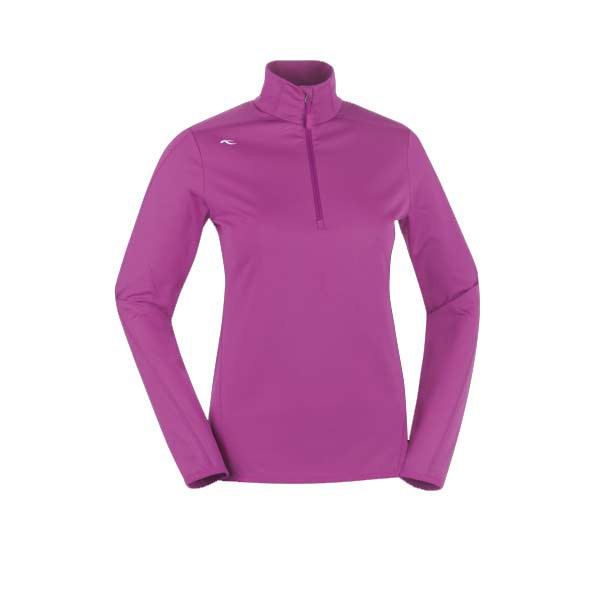 KJUS Element Half Zip Womens Mid Layer, Fuchsia Red, swatch