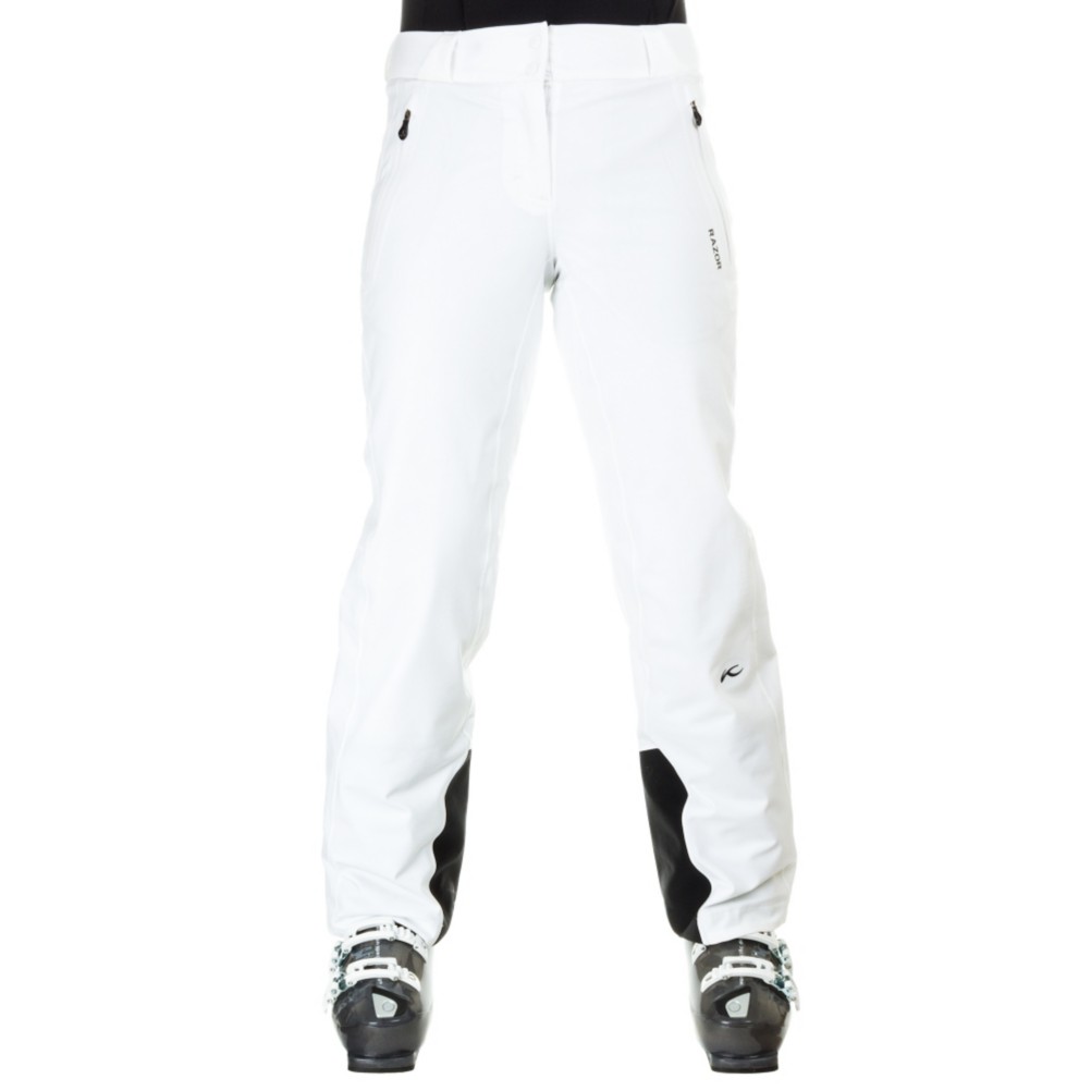 KJUS Razor Womens Ski Pants, White, swatch