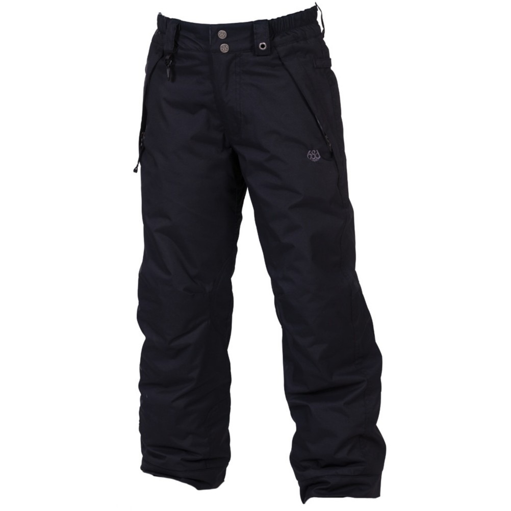 686 Mannual Brandy Girls Snowboard Pants, Black, medium