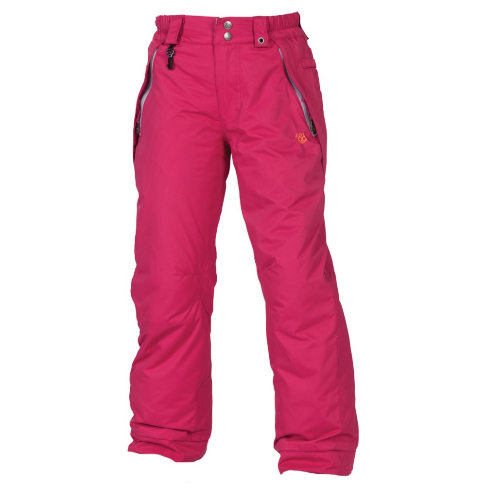 686 Mannual Brandy Girls Snowboard Pants, Rose, swatch