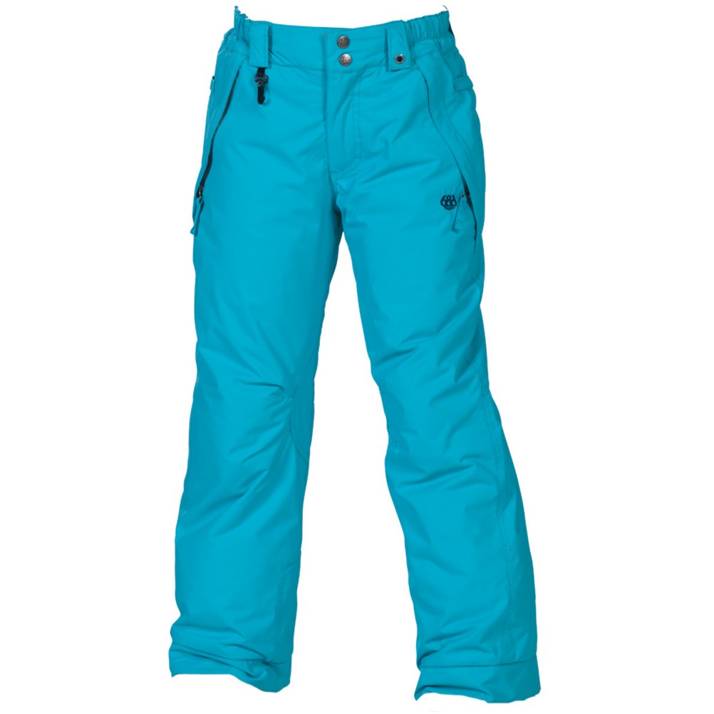686 Mannual Brandy Girls Snowboard Pants, Turquoise, swatch